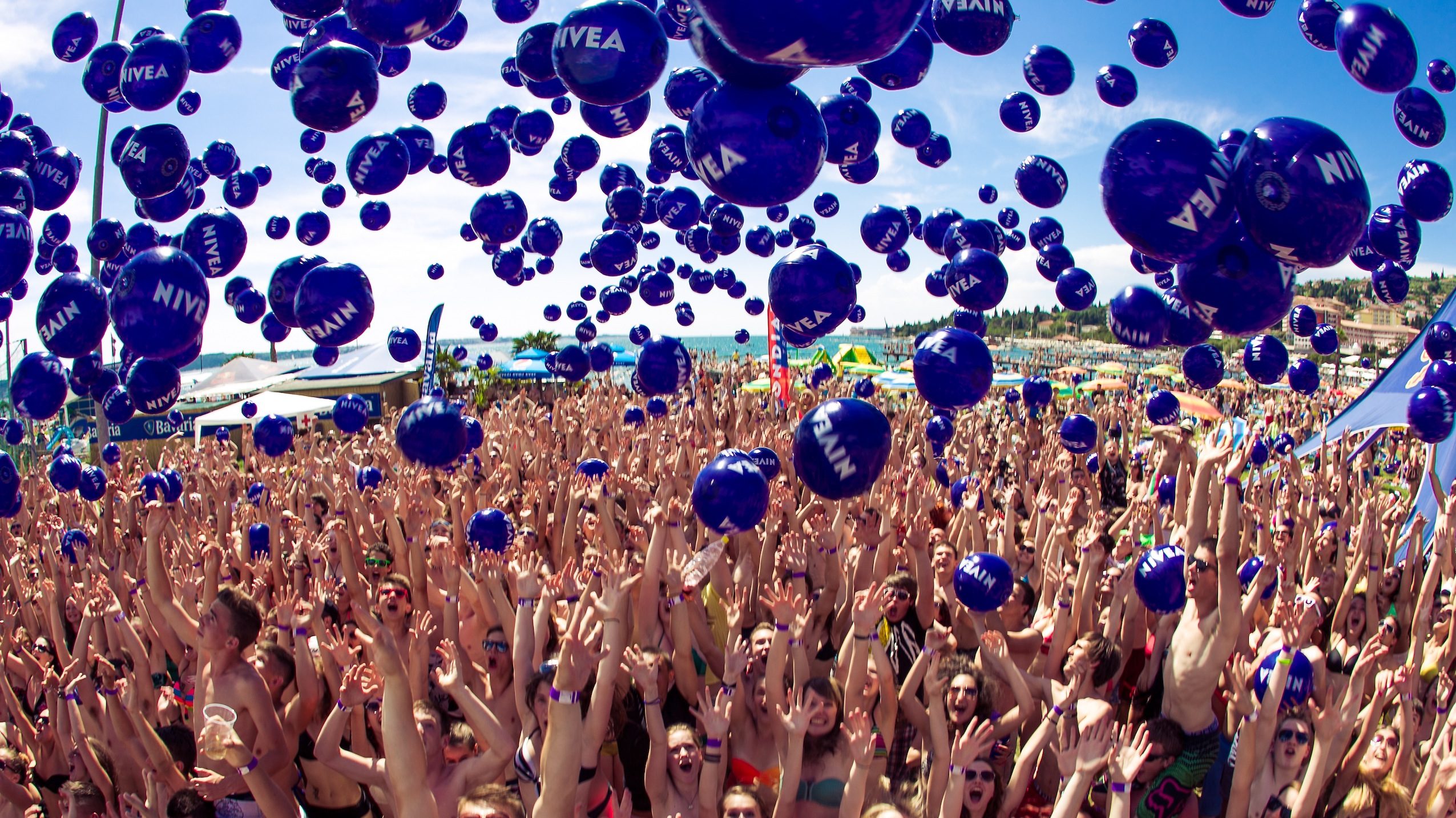 Nivea strandballen Publi air