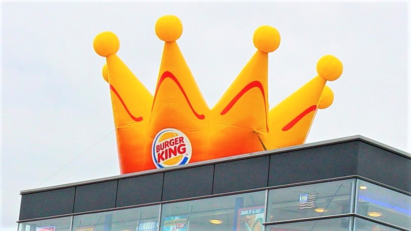 Opblaasbare reclame kroon - Publiair Burgerking Crown inflatable