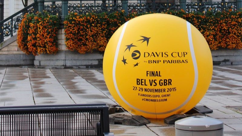Opblaasbare blowups - Publi air- Davis Cup- crowd balls-Tennis- Events - Sports