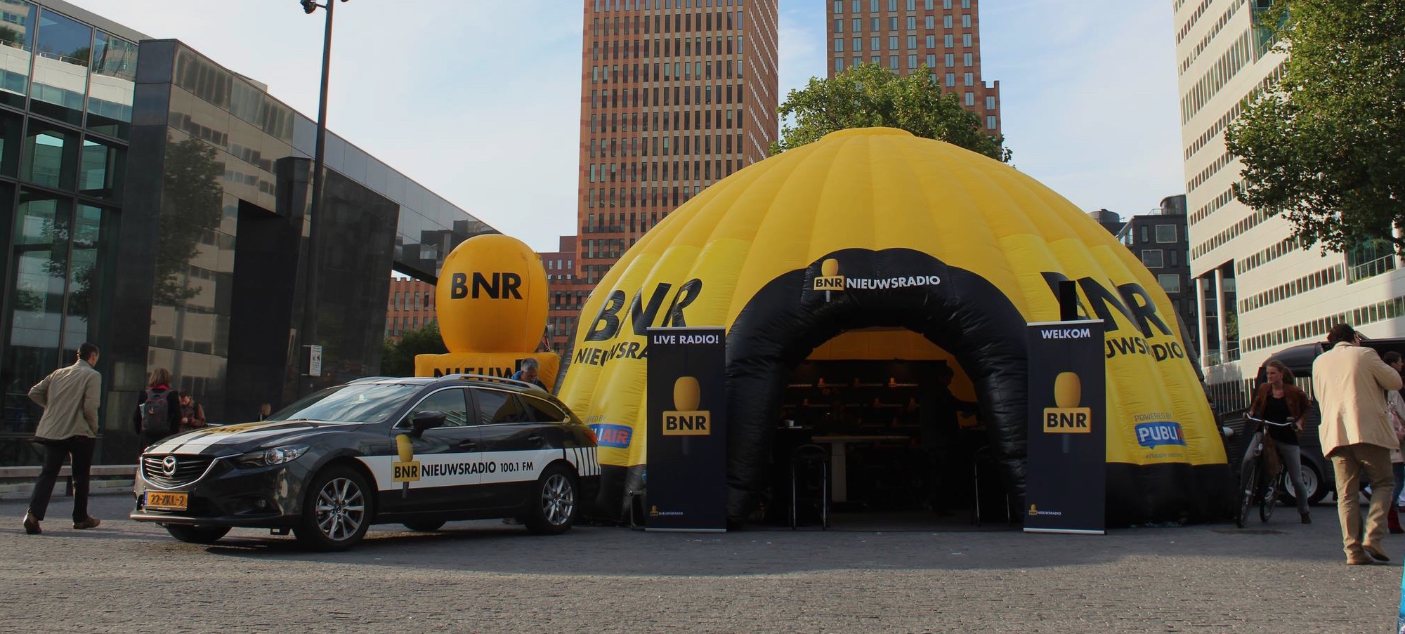 Opblaasbare tent dome tent custom inflatable tents - BNR - Publiair