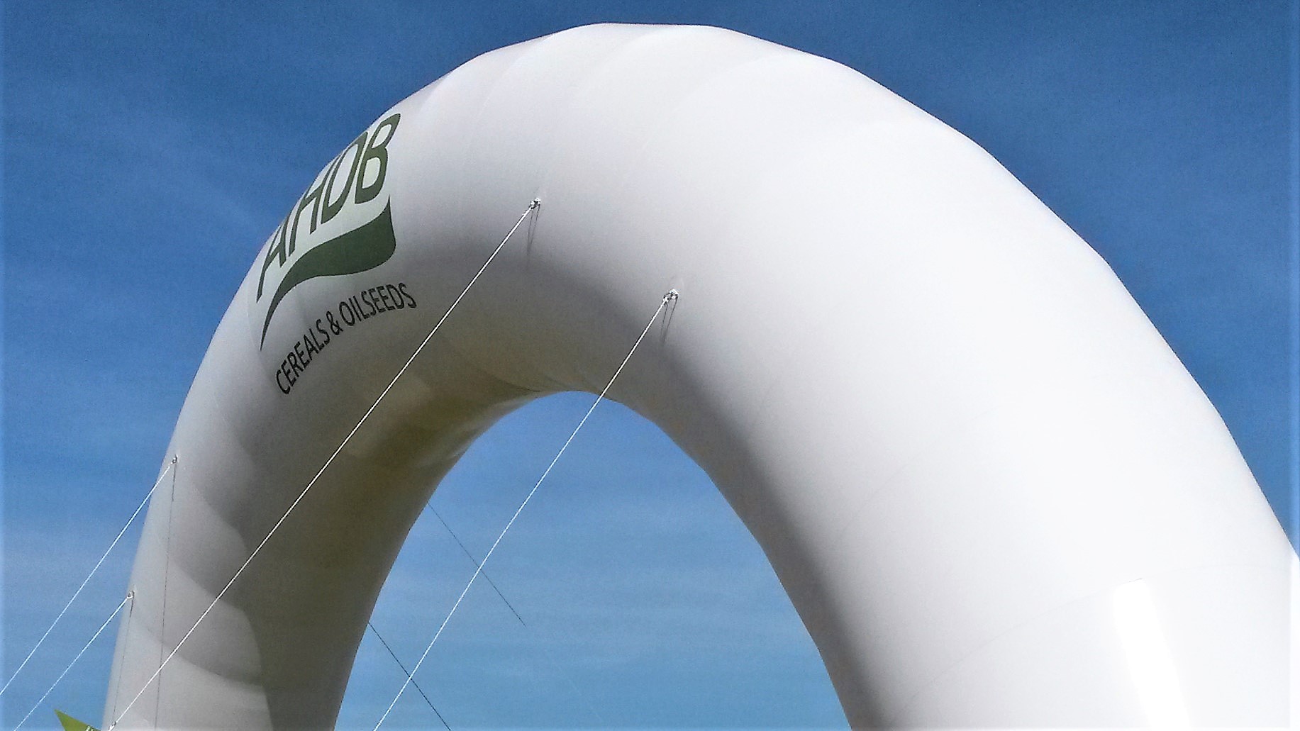Opblaasbare ronde boog - Publiair voor AHDB start finish boog hardlopen inflatable round arch
