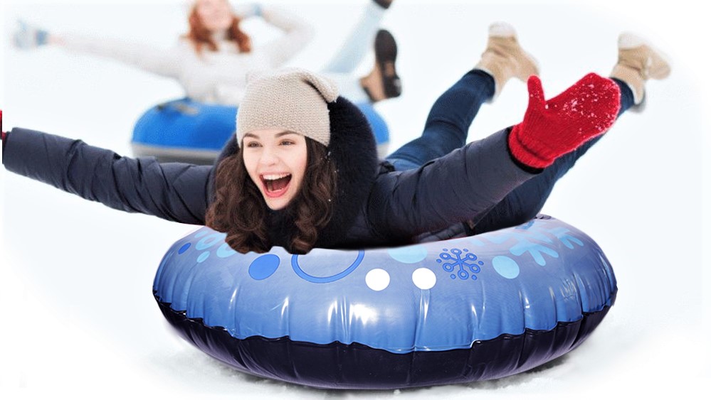 inflatable - band- snow - winter- sleigh publi air - opblaasbaar - sneeuw - snow fun - premium
